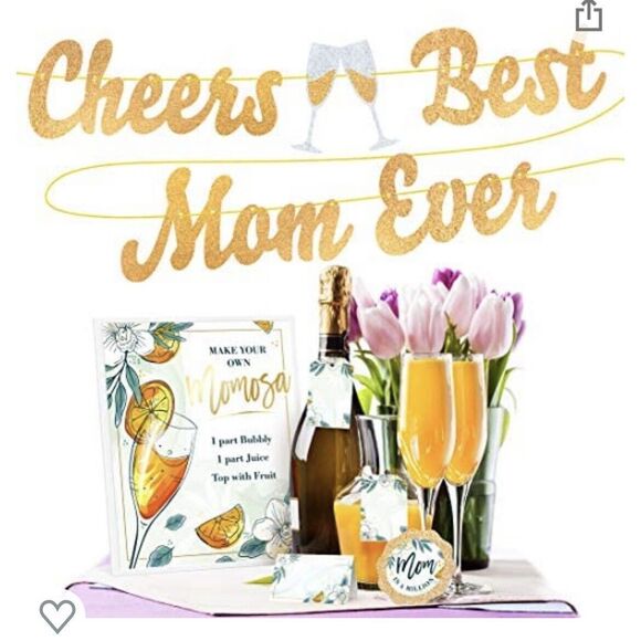 Mother's Day Bubbly Bar Decoration Pack - 12 Piece Set - Brand New - Picture 1 of 3